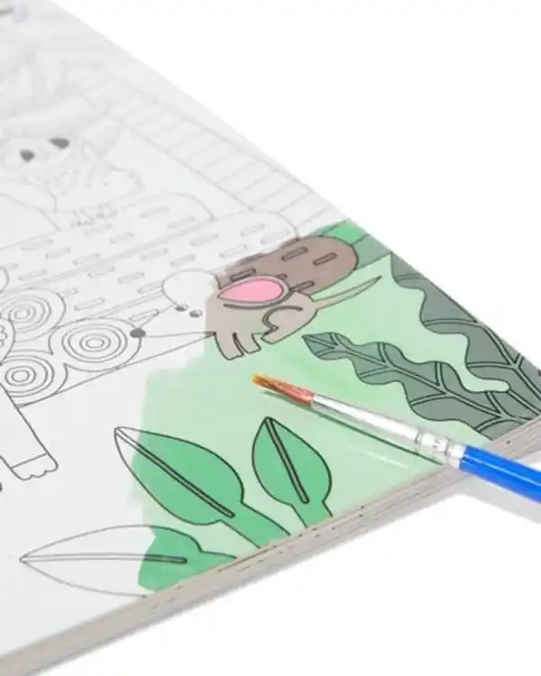 Bild 3 von Wassermalbuch A5 Waldtiere