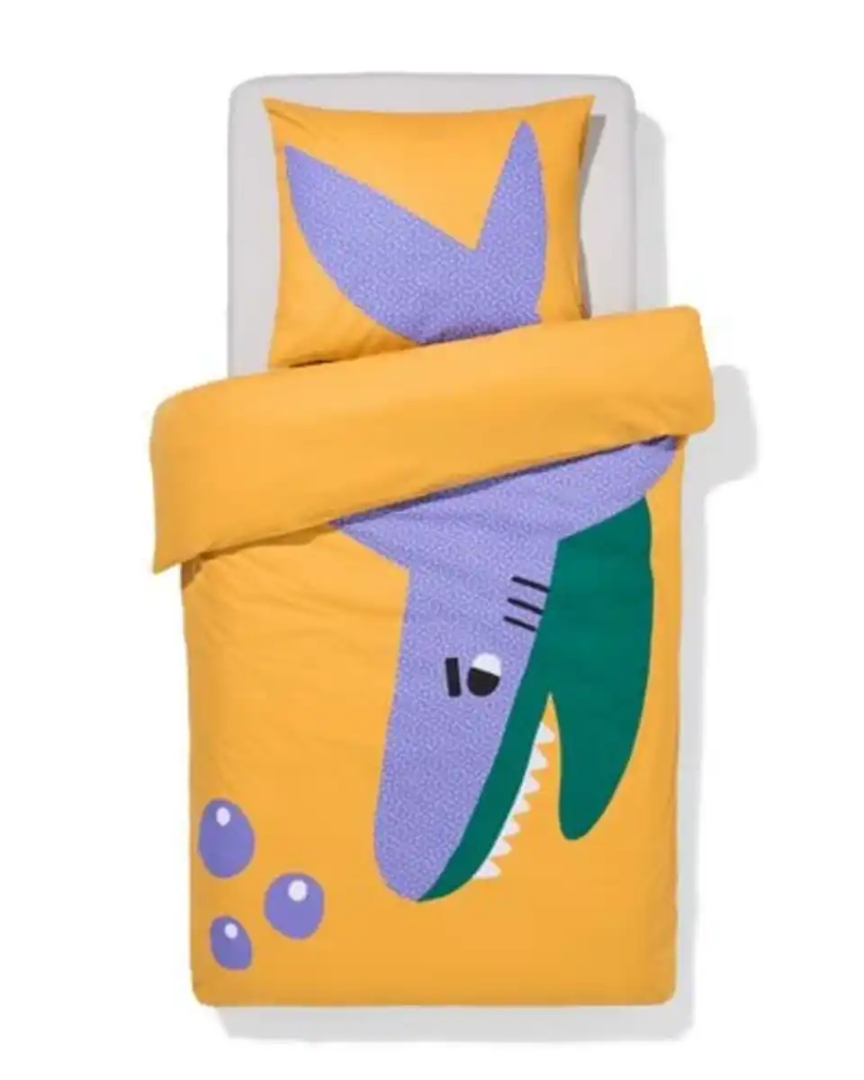 Bild 1 von Kinderbettbezug, 140x200 cm, weiche Baumwolle, Hai