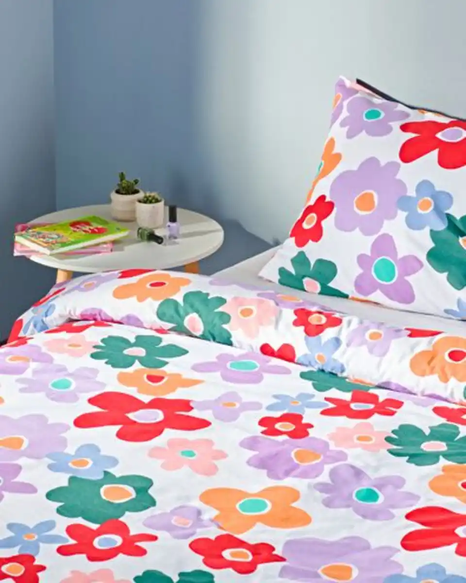 Bild 4 von Kinder-Bettwäsche, Soft Cotton, 140 x 200 cm, Blumen