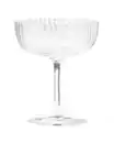 Bild 1 von Glasbecher Bergen, 200 ml, Streifenrelief