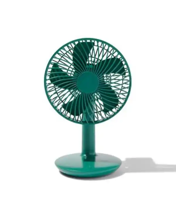 Bild 1 von Tischventilator, kabellos, leise, grün, Ø 16 cm