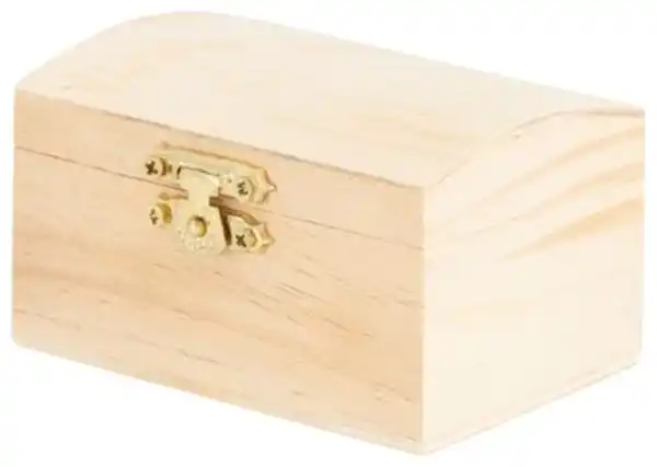 Bild 2 von Holz-Schatzkiste, 6 x 9 x 5 cm