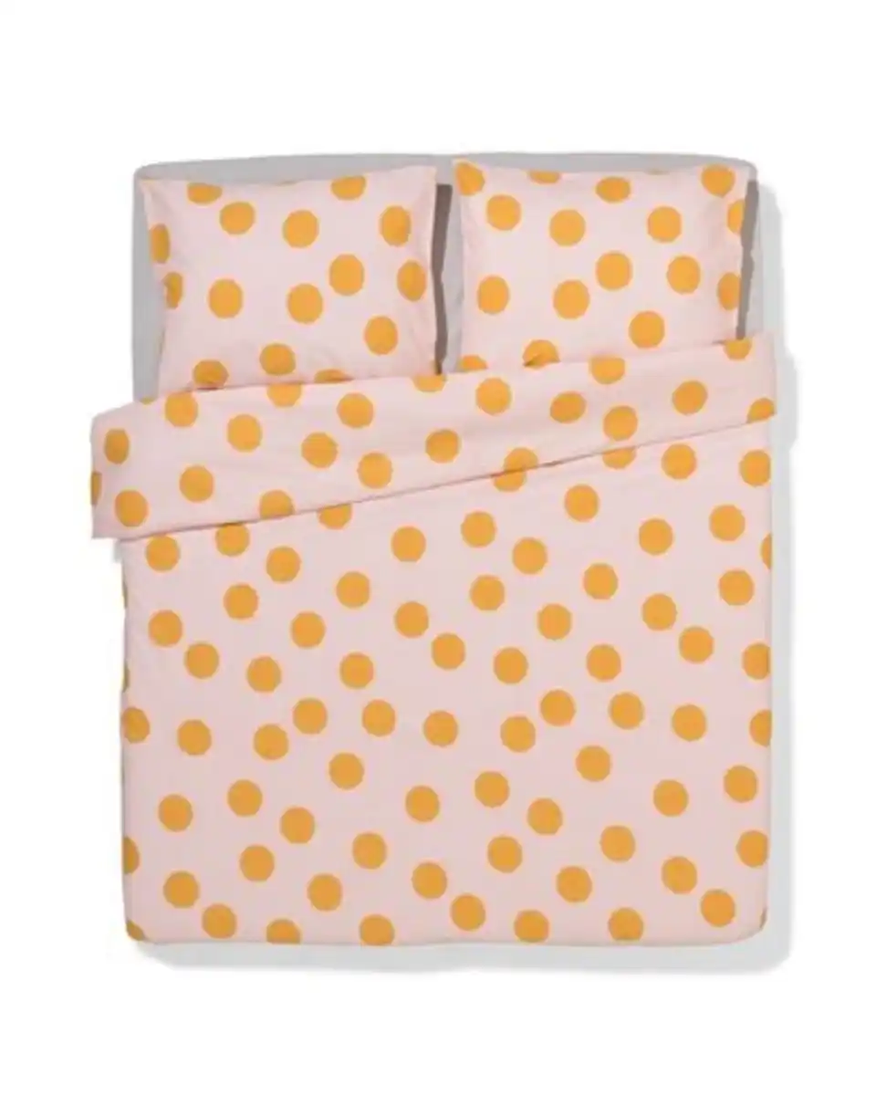 Bild 1 von Bettbezug 240x220 cm weiche Baumwolle Punkte rosa