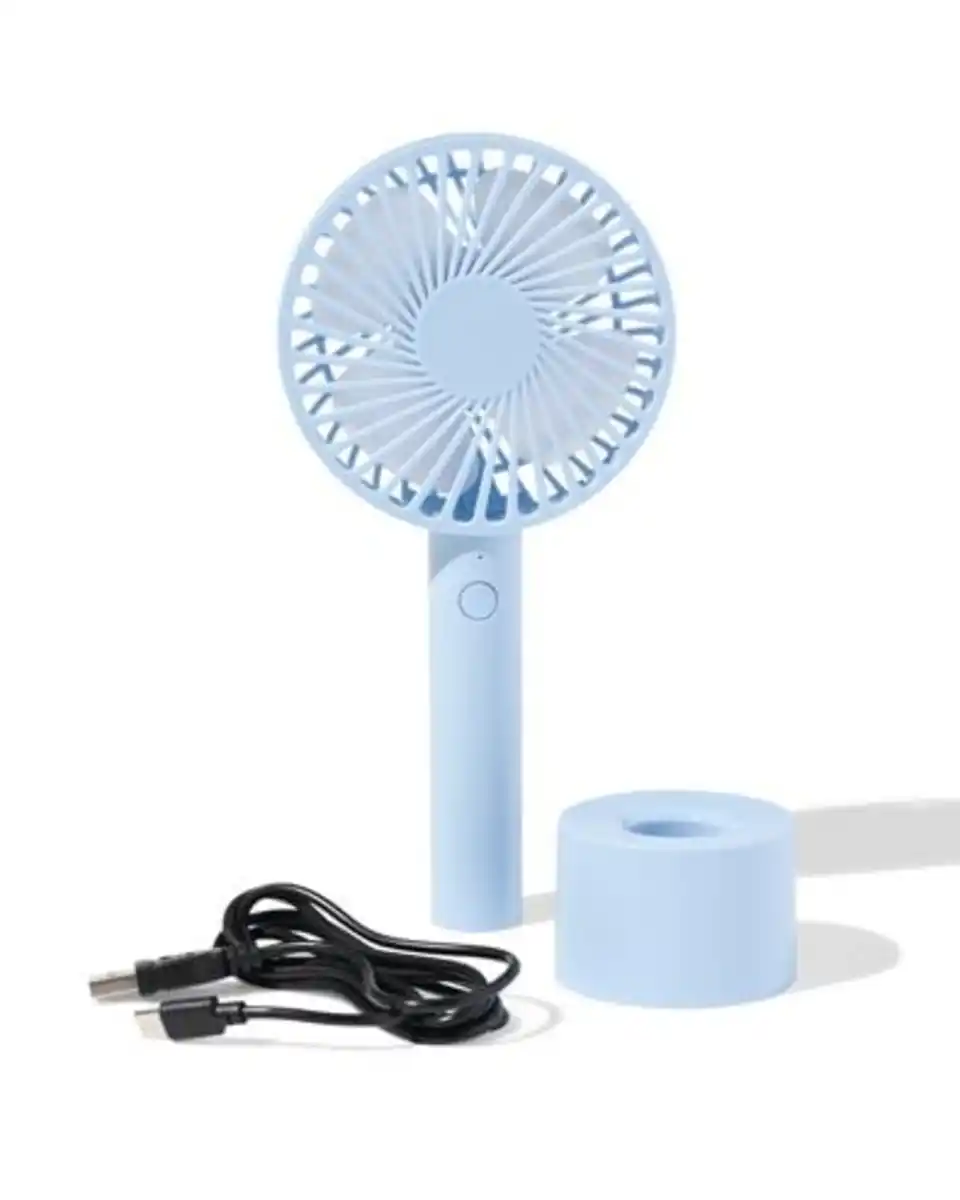 Bild 4 von Handventilator Ø10cm, Blau matt
