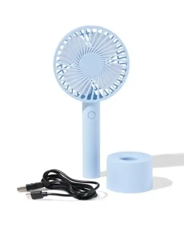 Bild 4 von Handventilator Ø10cm, Blau matt