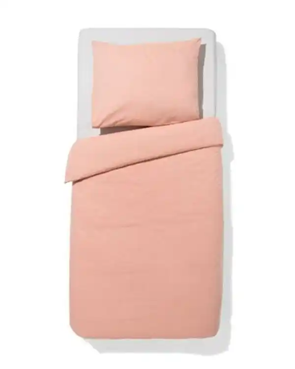 Bild 1 von Bettbezug 140x200/220 cm Chambray orangerot