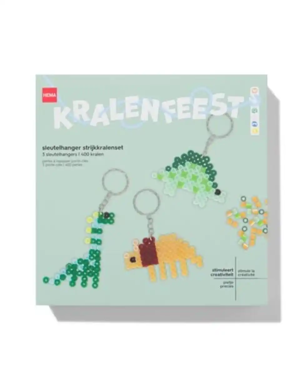 Bild 1 von Bügelperlen-Schlüsselanhänger Dino