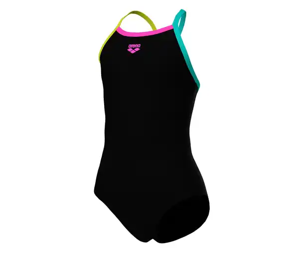 Bild 1 von arena Feel Kinder-Badeanzug Light Drop Back Solid, schwarz