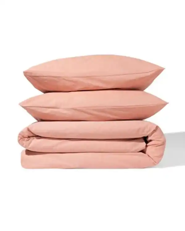 Bild 2 von Bettbezug 200x200/220 cm Chambray orangerot