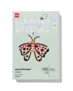 Diamantkreationen Schlüsselanhänger Schmetterling