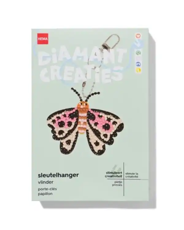 Bild 1 von Diamantkreationen Schlüsselanhänger Schmetterling