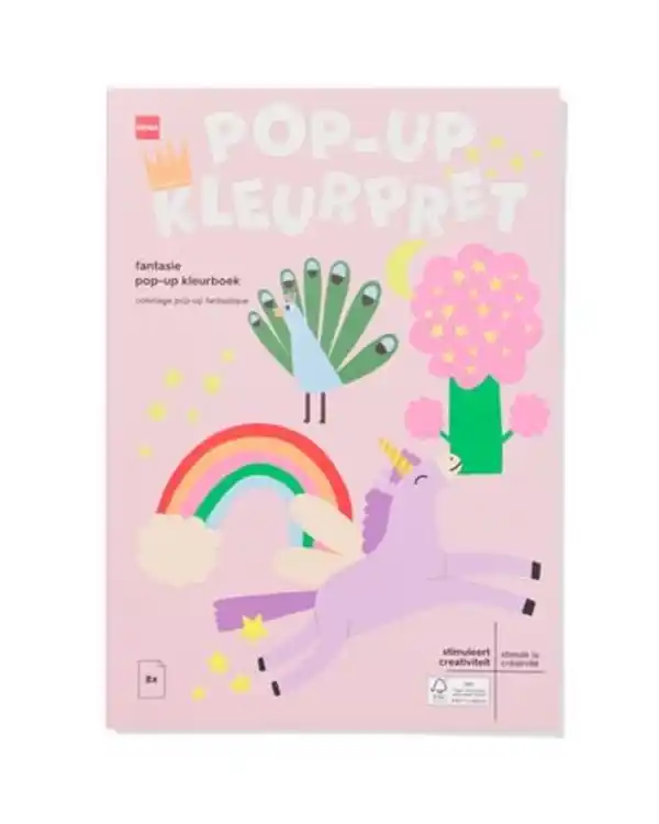Bild 1 von Malbuch A4, Pop-up, Fantasie