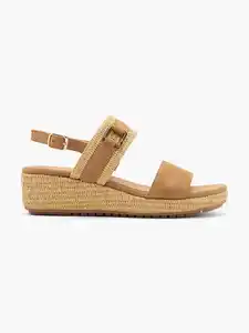 5th Avenue Leder Keilsandalette
