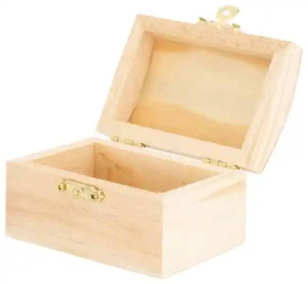 Bild 3 von Holz-Schatzkiste, 6 x 9 x 5 cm