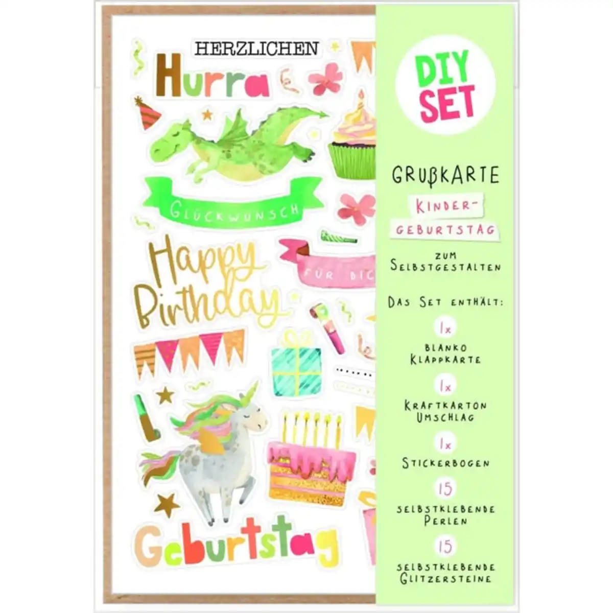 Bild 1 von Grußkarte - Kindergeburtstag - DIY