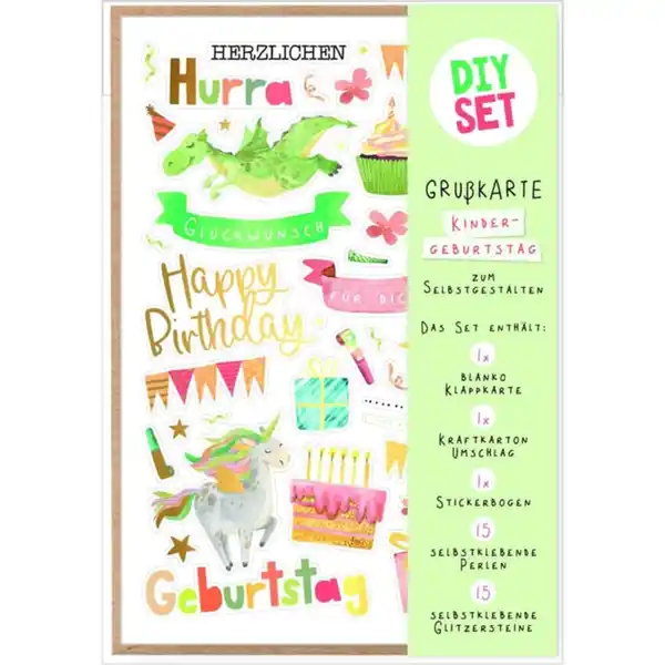 Bild 1 von Gru&#223;karte - Kindergeburtstag - DIY