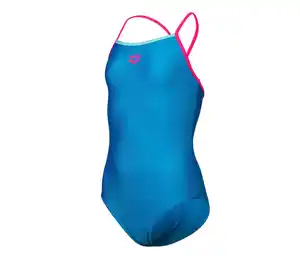 arena Feel Kinder-Badeanzug Light Drop Back Solid, blau