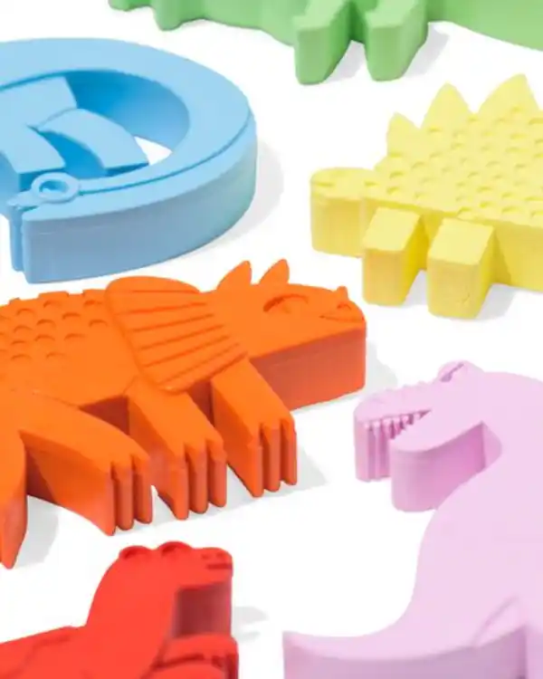 Bild 3 von geformte Wachsmalkreide Dino – 6 Stück