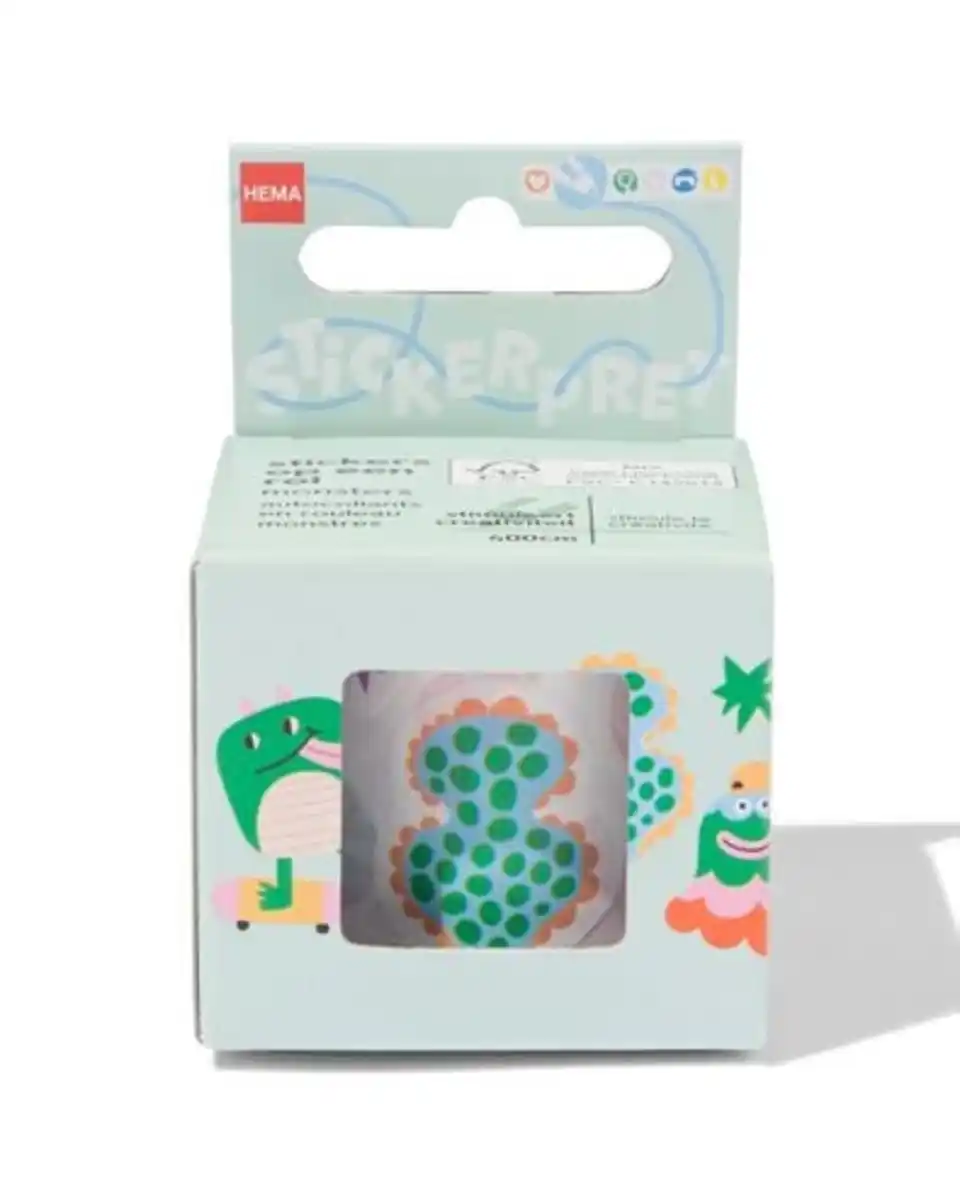 Bild 1 von Sticker auf einer 4m Rolle, Monster