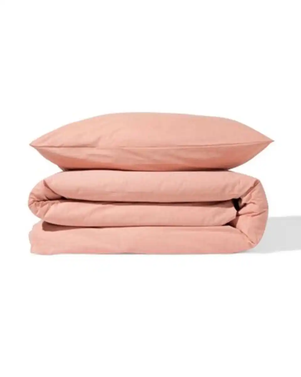 Bild 2 von Bettbezug 140x200/220 cm Chambray orangerot