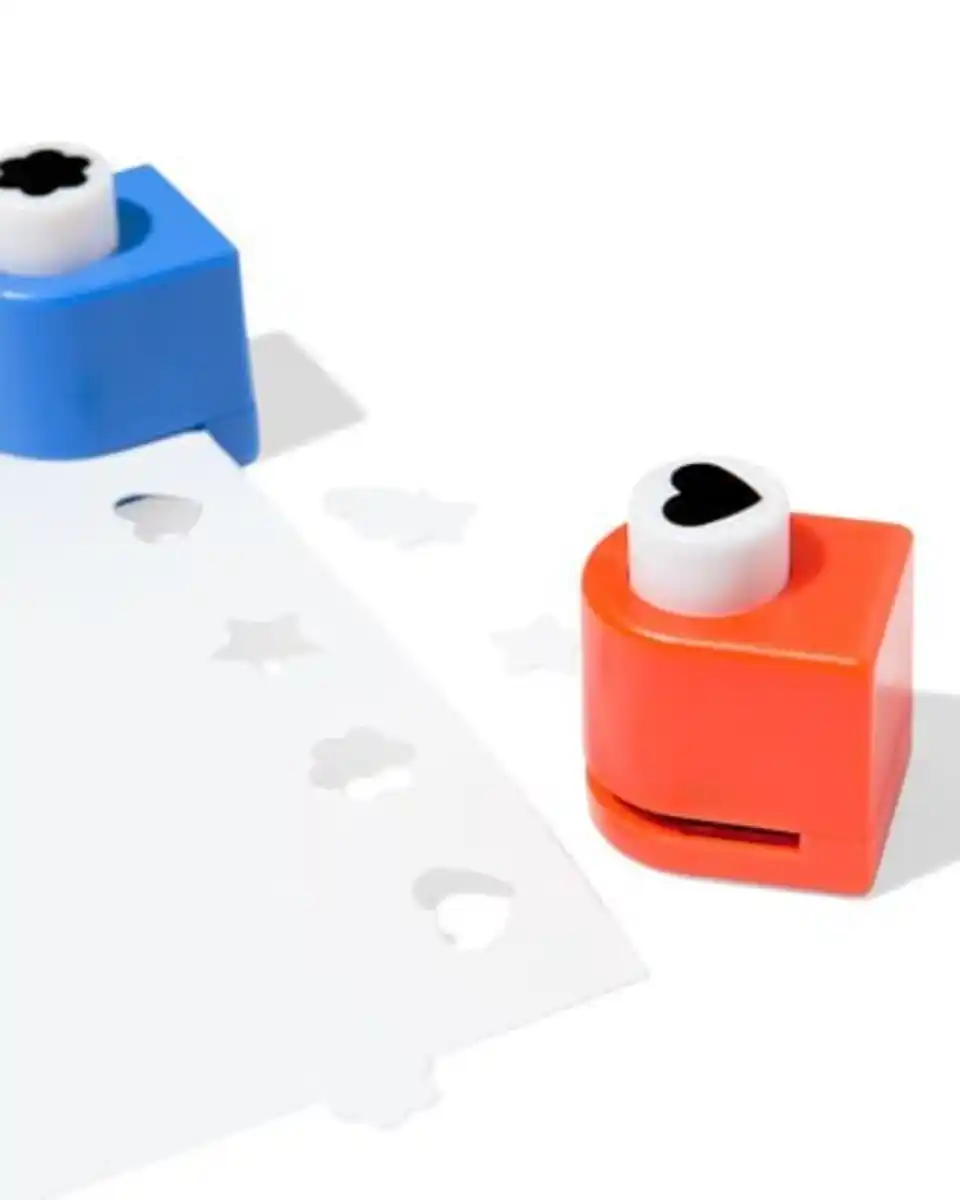 Bild 3 von Locher mit Herz, Blume und Stern