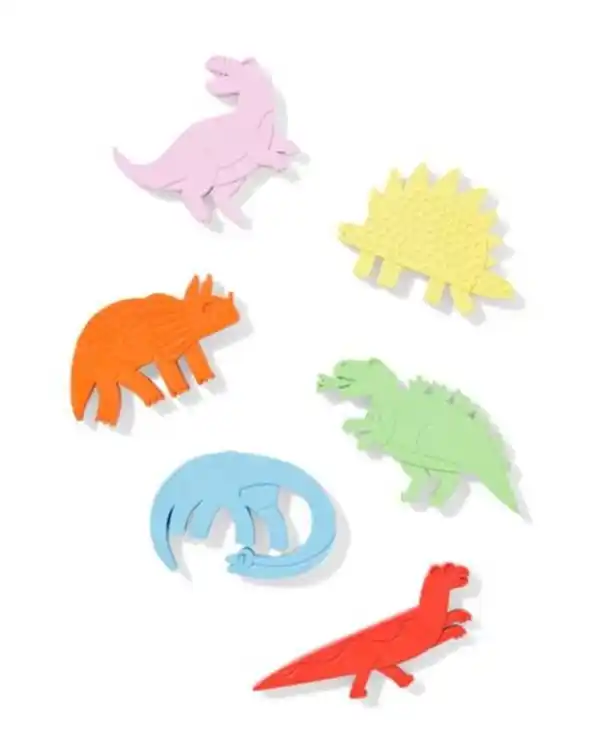 Bild 2 von geformte Wachsmalkreide Dino – 6 Stück