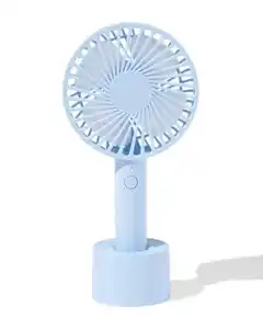 Handventilator Ø10cm, Blau matt