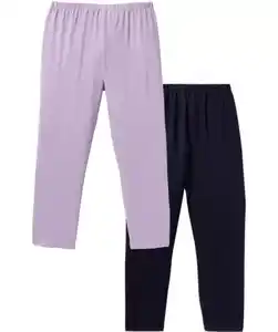 Leggings in 3/4-Länge, Lila/Blau