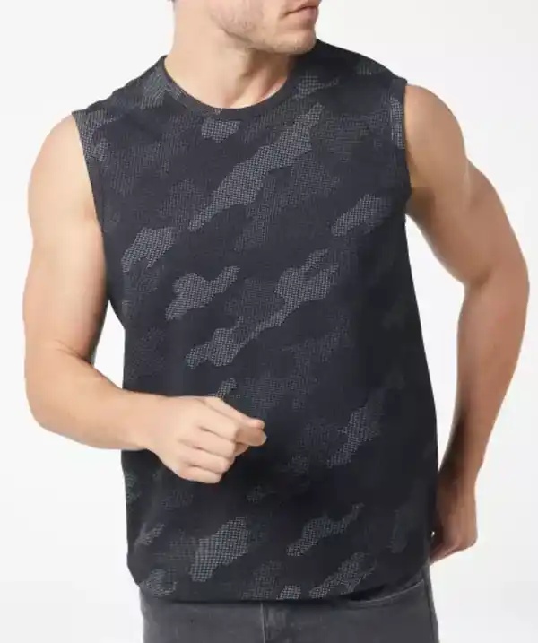 Bild 1 von Gemustertes Tanktop, schwarz gemustert