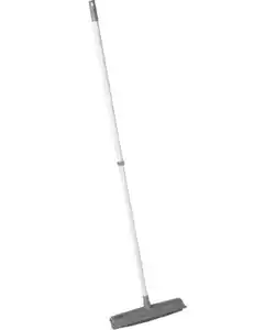 Besen mit Teleskopstiel, grau