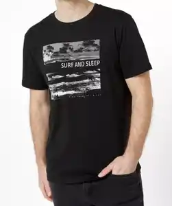 T-Shirt aus Baumwolle, schwarz
