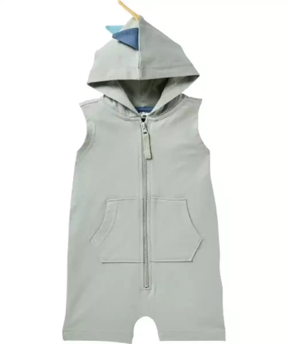 Bild 1 von Jumpsuit mit Kapuze, hellkhaki