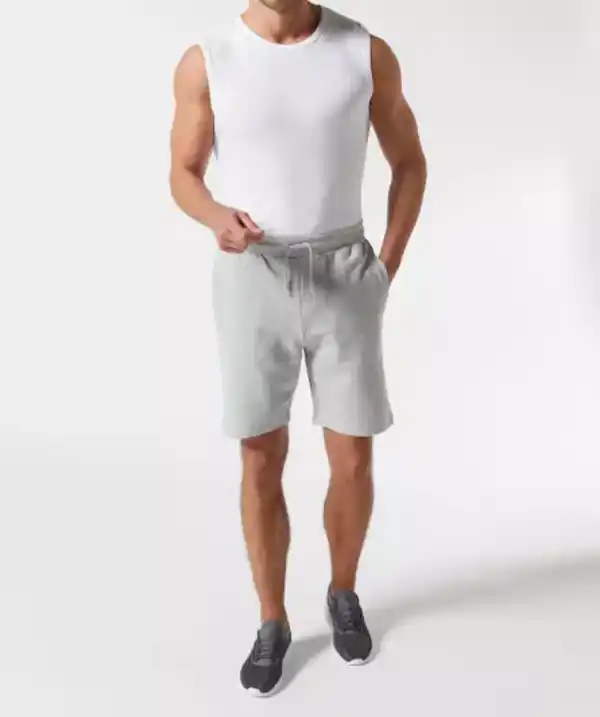 Bild 1 von Legere Sweatshorts, hellgrau melange