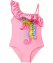 Bild 1 von Badeanzug Seepferdchen, neon pink