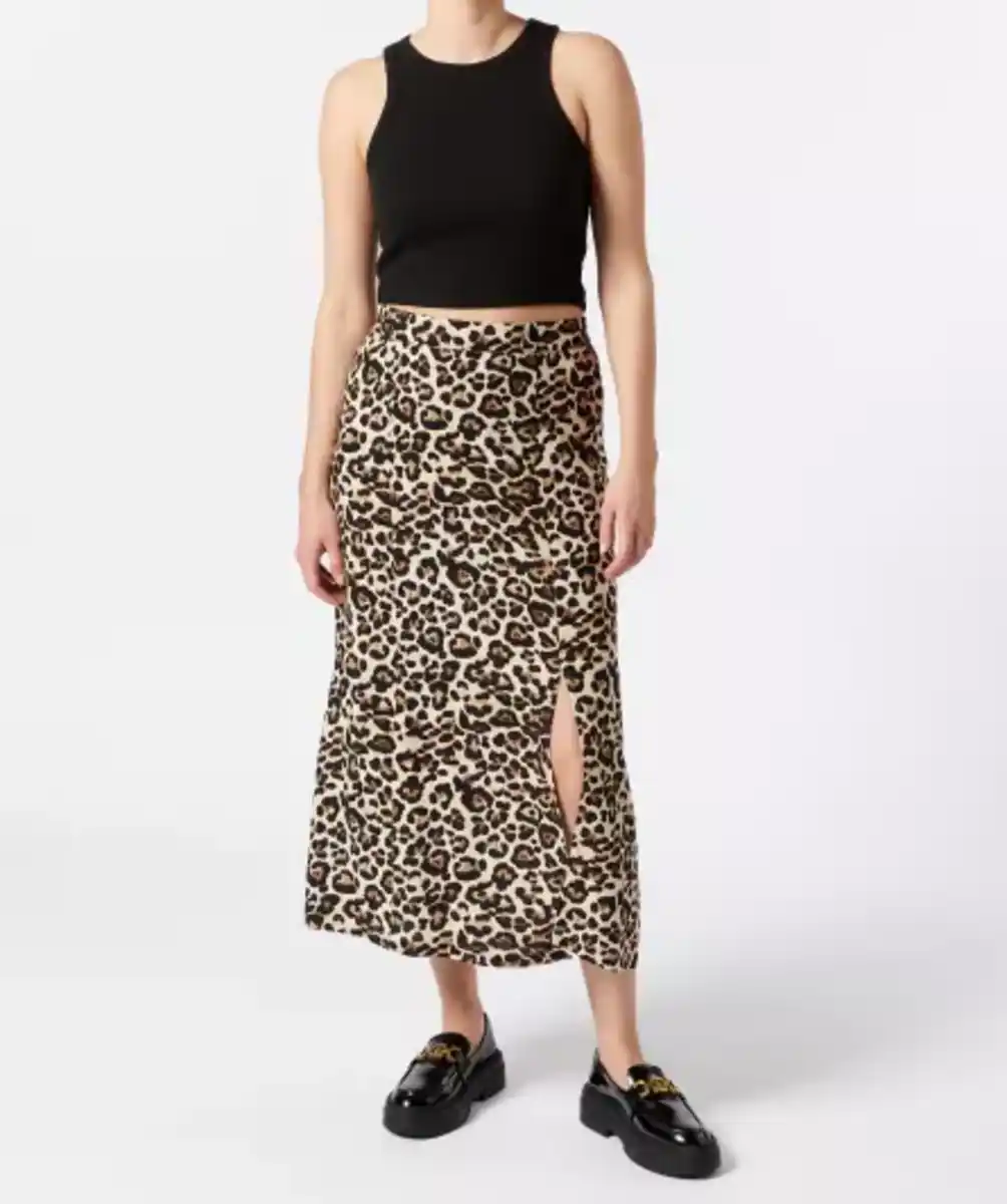 Bild 1 von Midirock Leopardenmuster, Leopardendruck