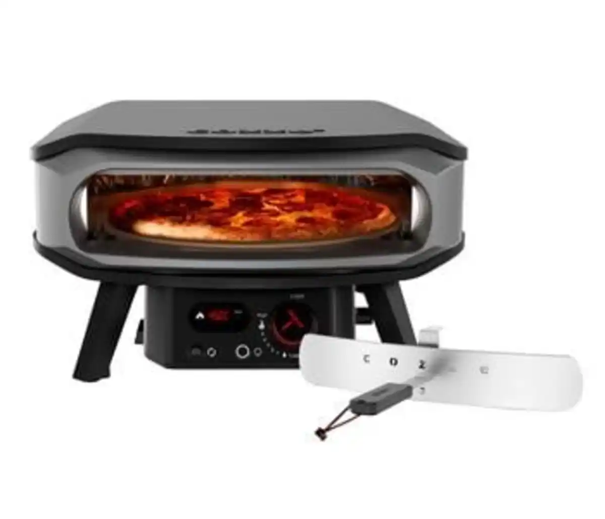 Bild 1 von Cozze Gas-Pizzaofen Premium Rotate 42 cm (17"), mit Thermometer inkl. Pizzastein, ca. B60,5/H33/T62,5 cm