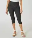 Bild 1 von Leggings in Caprilänge, schwarz bedruckt