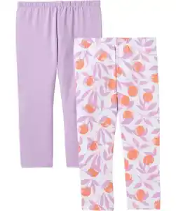 Leggings, weiĂź/lila