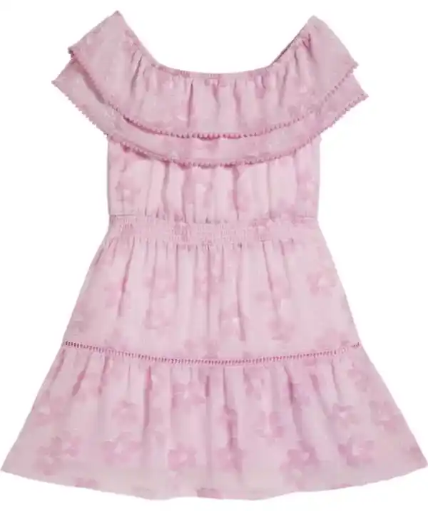 Bild 1 von Geblümtes Kleid, rosa bedruckt