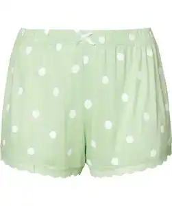Gepunktete Pyjamahose, grün