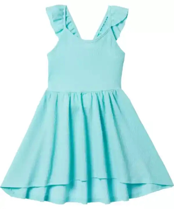 Bild 1 von Kleid mit Rüschen, türkis