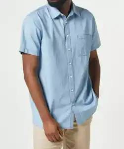 Jeansblaues Hemd, jeansblau hell