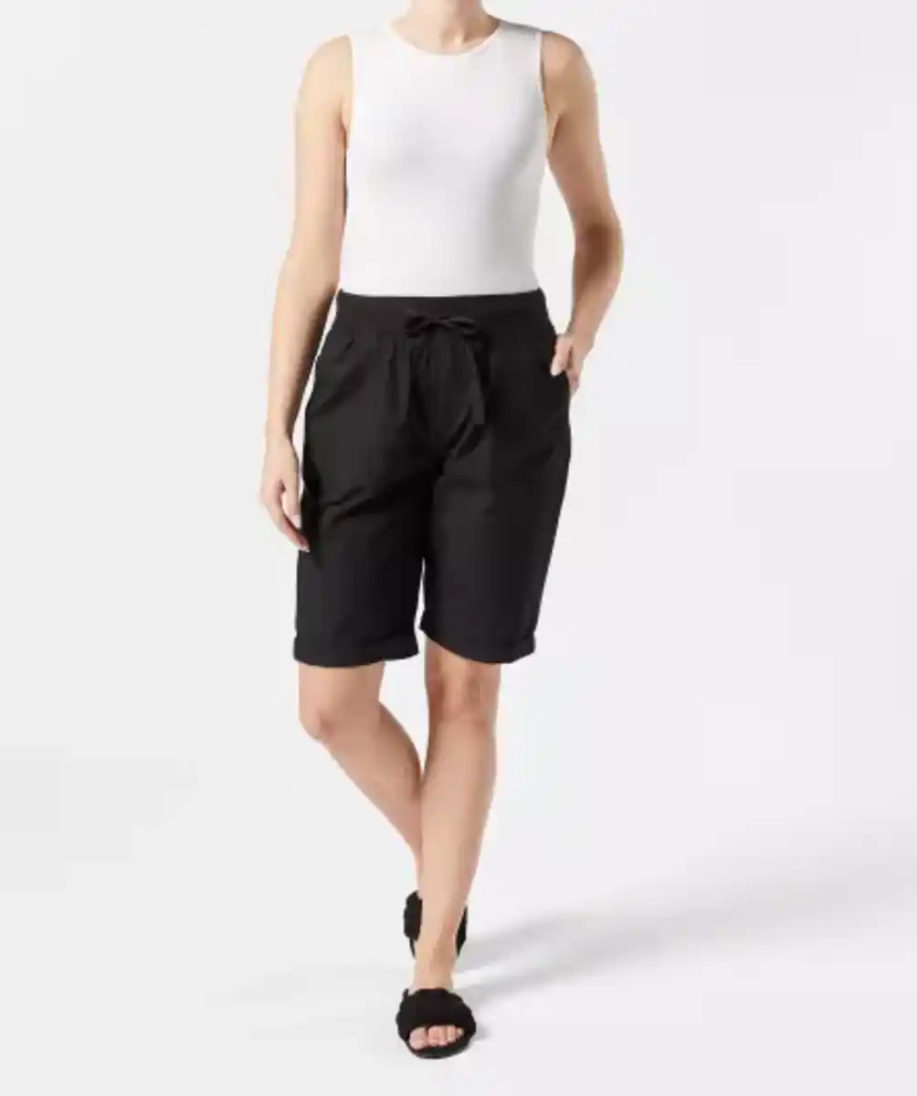 Bild 1 von Shorts in Bermudalänge, schwarz