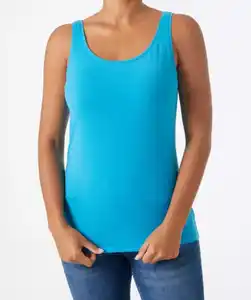 Tanktop in Neonfarbe, neon blau