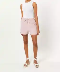 Musselin-Shorts, dunkelrosa