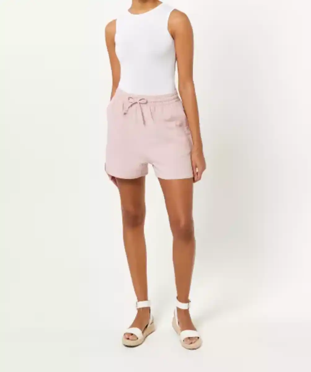 Bild 1 von Musselin-Shorts, dunkelrosa