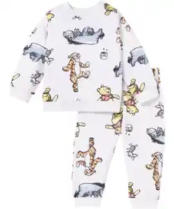 Winnie the Pooh Jogginganzug, weiß gemustert