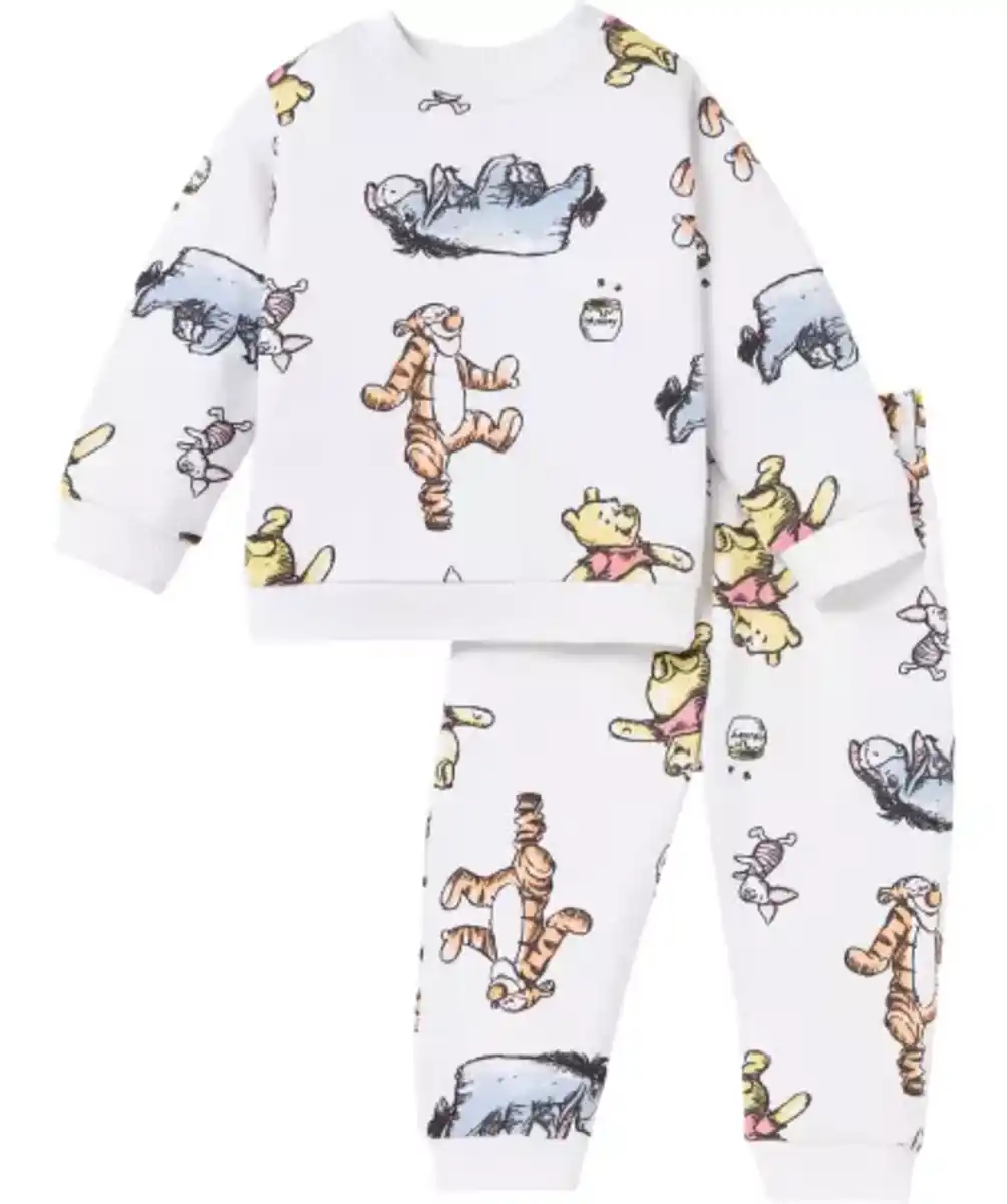 Bild 1 von Winnie the Pooh Jogginganzug, weiß gemustert