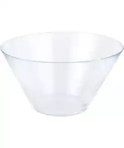 Salatschüssel aus Glas, klar