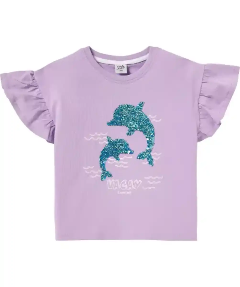 Bild 1 von T-Shirt mit Wendepailletten, lila